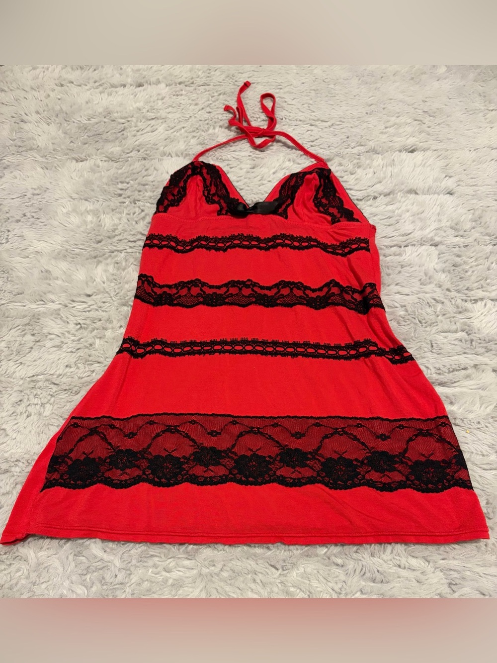 Vintage Y2K Frederick's of Hollywood Lace Halter Top